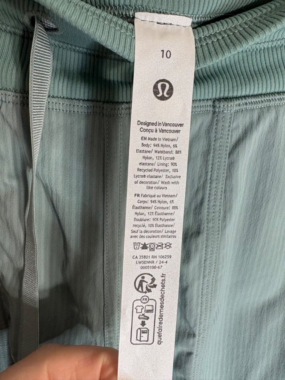 Lululemon Dance Studio Mid-Rise Pant *Regular Blue-sz 10 - Picture 4 of 10